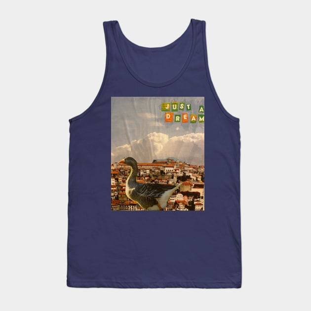 Just a Dream Duck in Italy Collage Tank Top by courtneylgraben